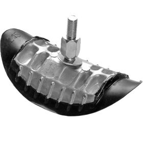   Gumirögzítő papucs (vakszelep 2,15) fém, hátsó kerékhez