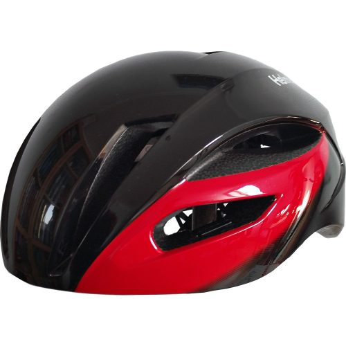 Helmet66 kerékpáros országúti sisak fekete/piros