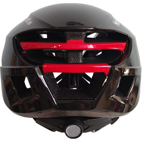 Helmet66 kerékpáros országúti sisak fekete/piros